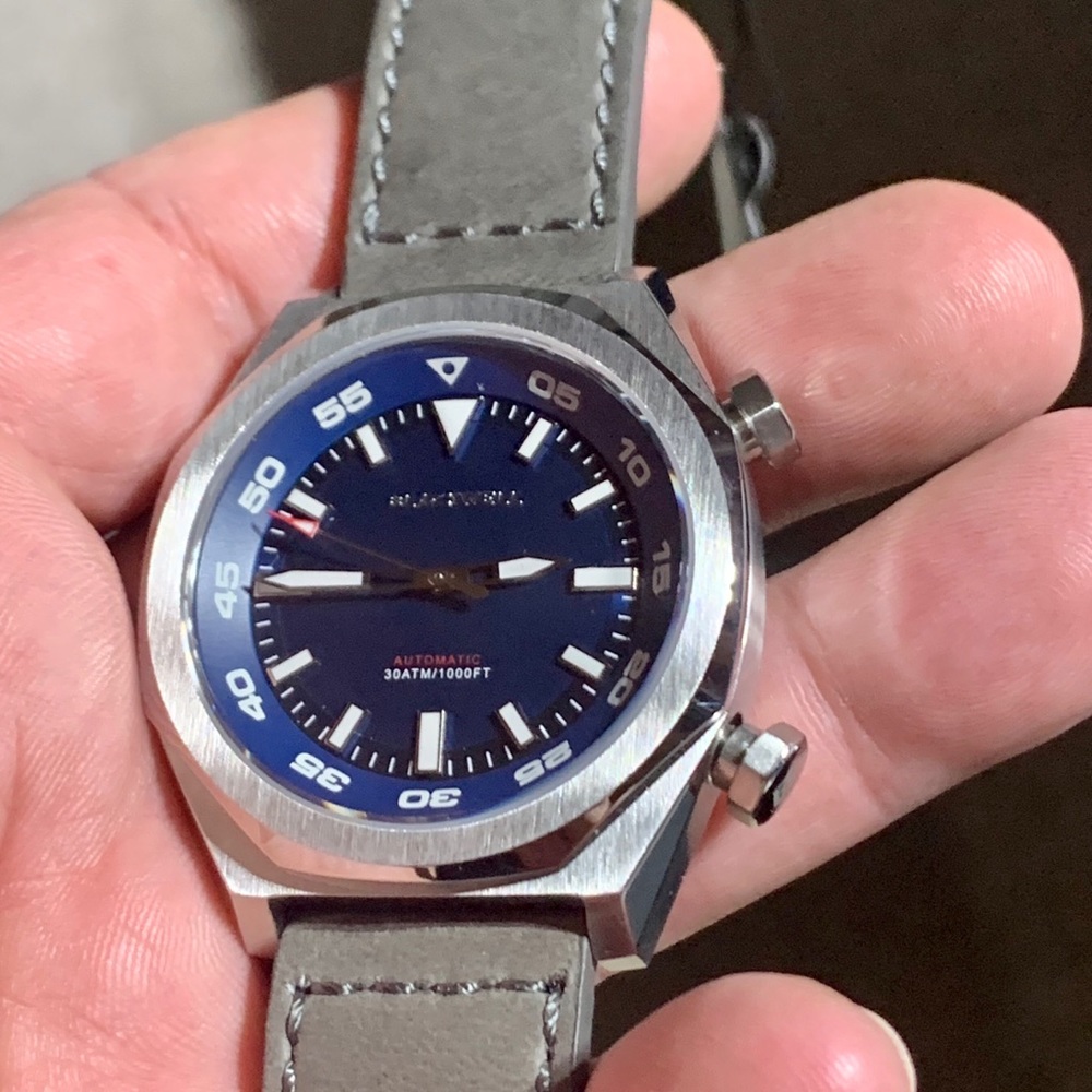 Blackwell Automatic Van Alen Watch Blue Dial SS - Picture 8 of 12